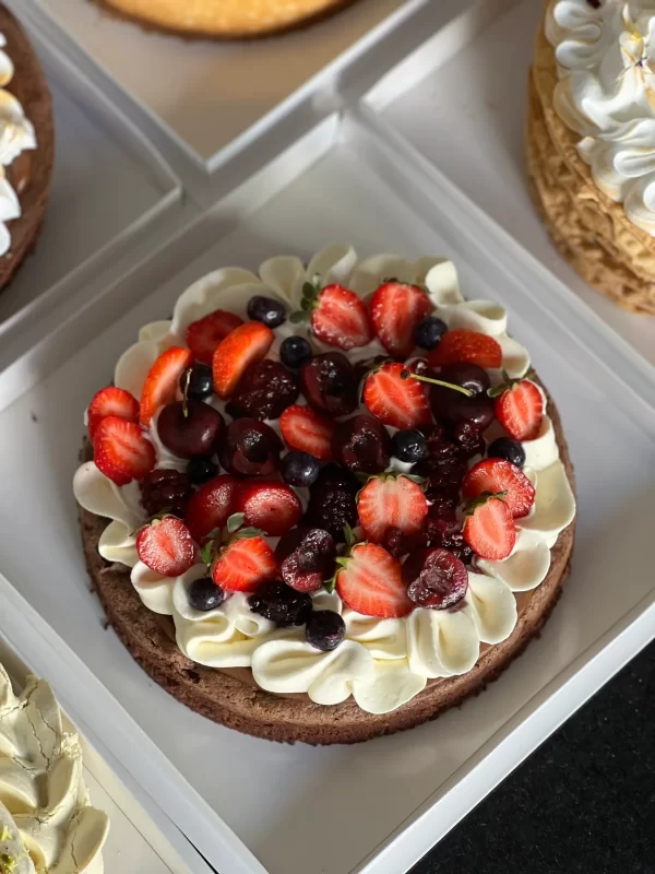 BROWNIE CON FRUTOS ROJOS - Imagen 3
