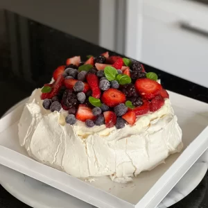PAVLOVA CON FRUTOS ROJOS + ADICIONAL DDL